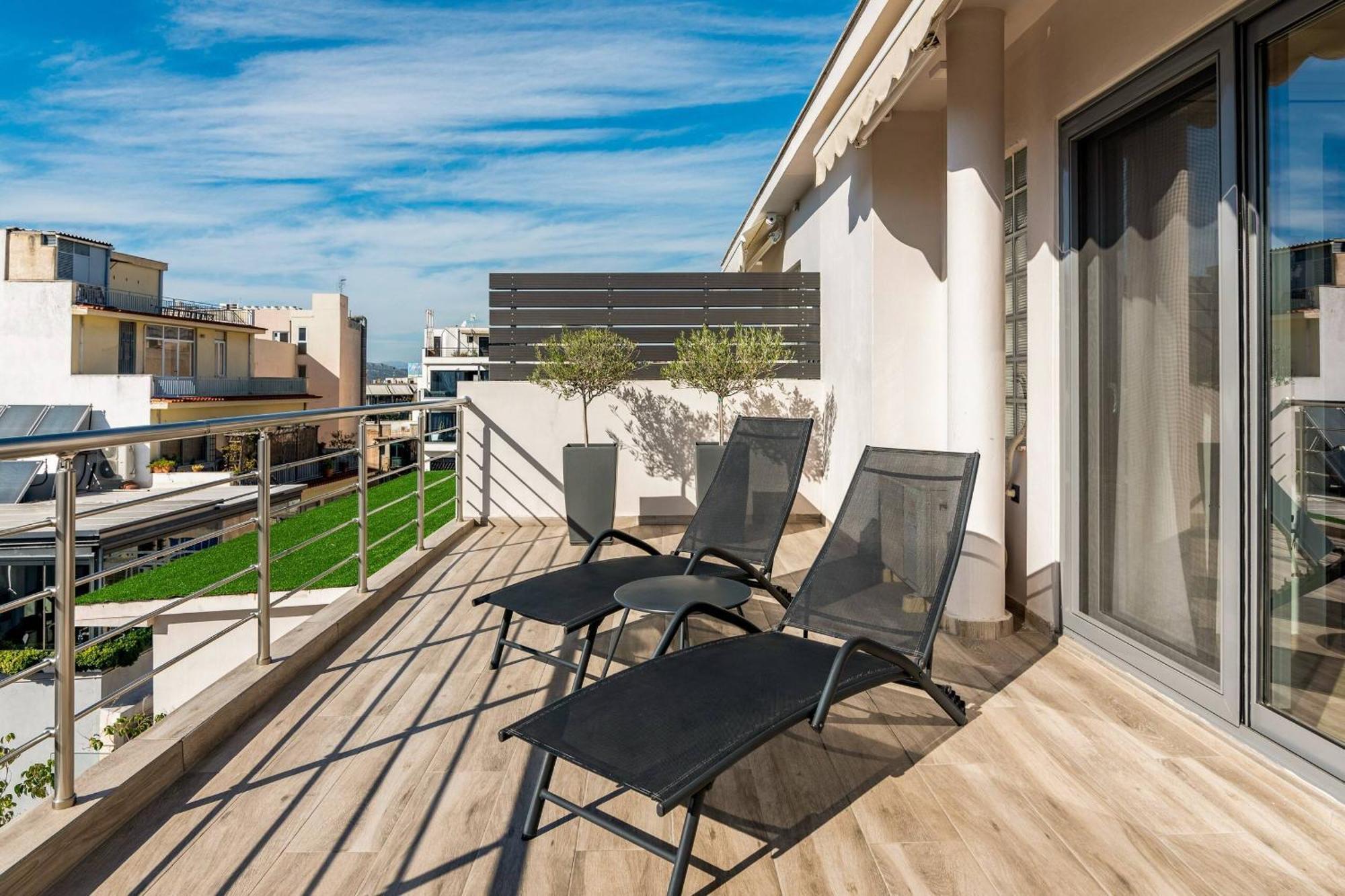 Dreamy Athens Penthouse With Acropolis Viewアパートメント エクステリア 写真